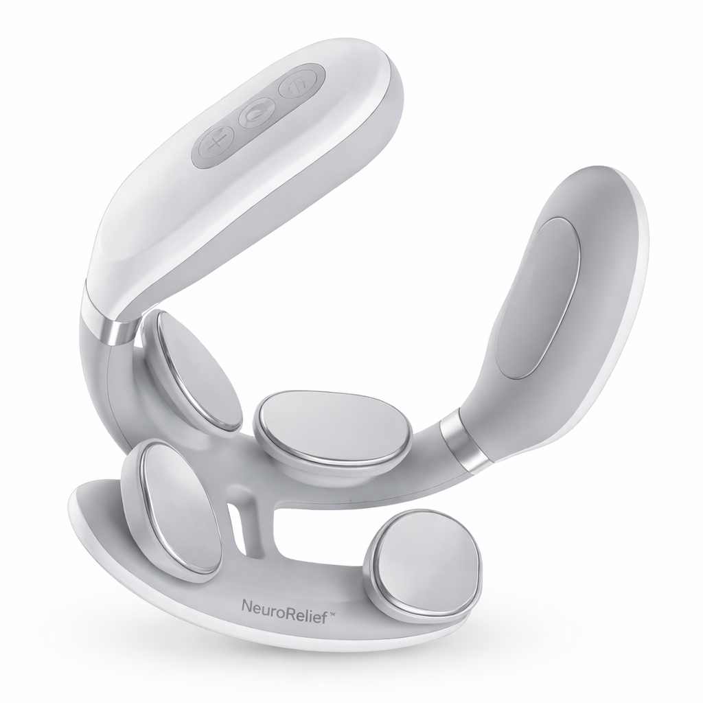 NeuroRelief™ Masseur Cervical Neurologique | Apaisez vos nerfs et relâchez vos tensions profondes en 10 minutes par jour !