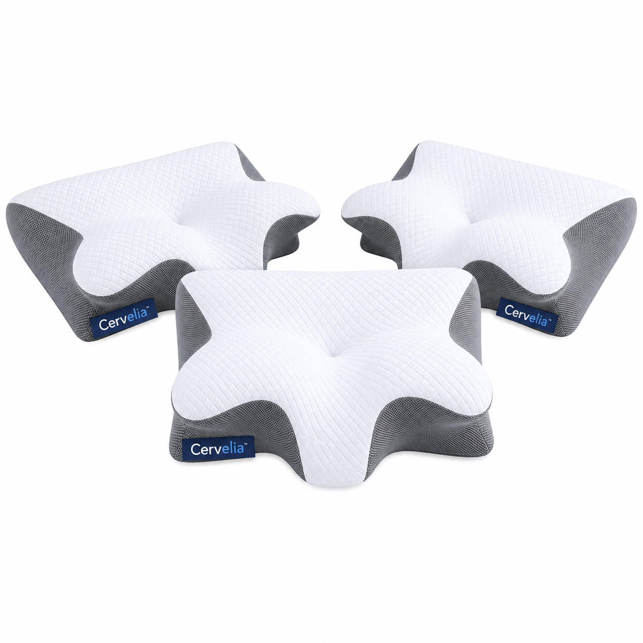 Cervelia™ Oreiller Cervical Ergonomique | Élimine les douleurs cervicales dès la première nuit!