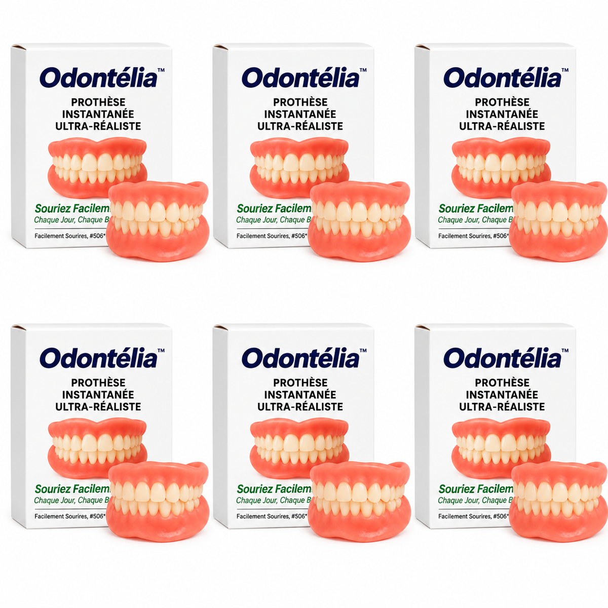 Odontélia™ Prothèse Instantanée Ultra-Réaliste | Un sourire parfait en 10 secondes sans aller chez le dentiste!