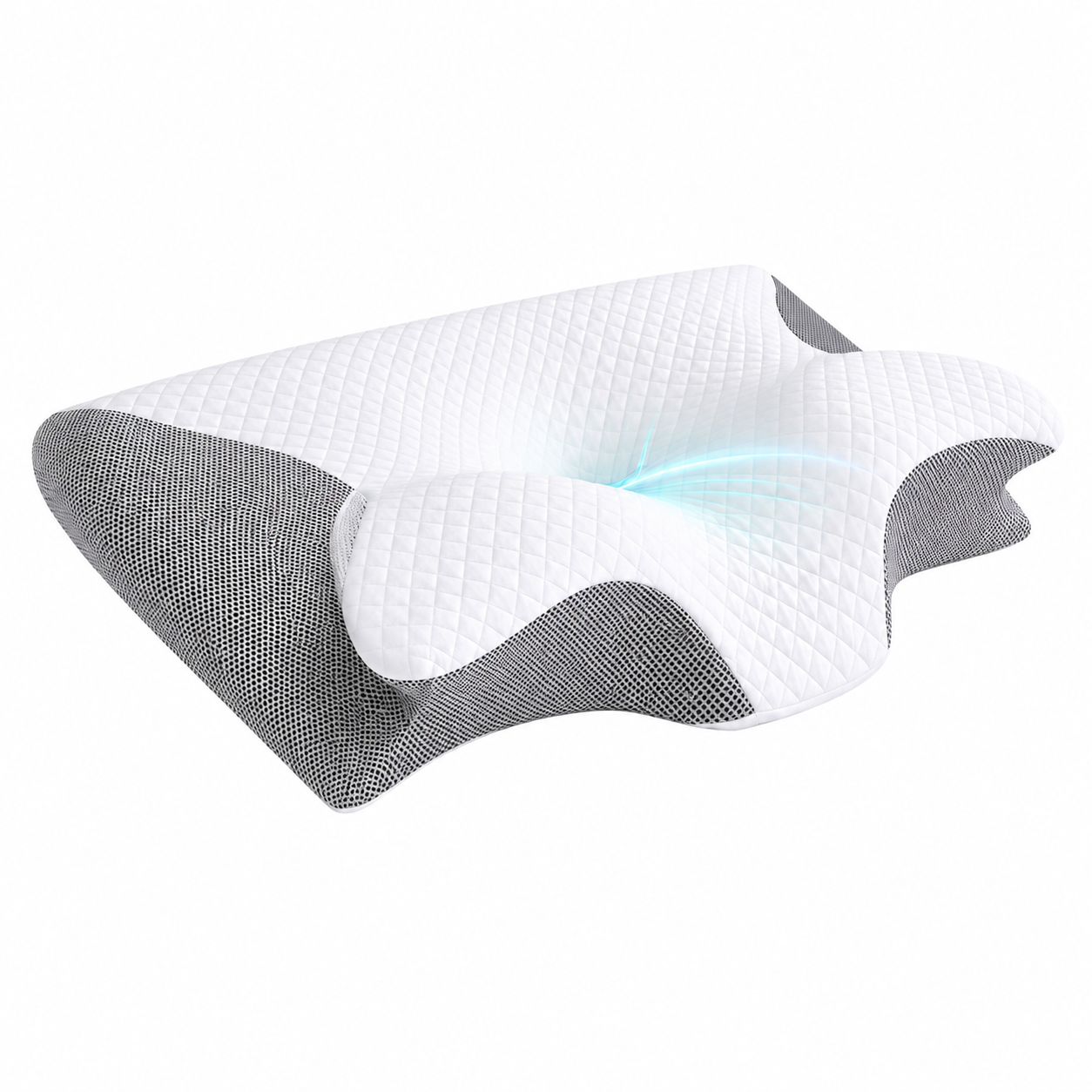 Cervélys™ Oreiller Cervical à Mémoire de Forme | Retrouvez des nuits sans douleurs en 3 minutes !