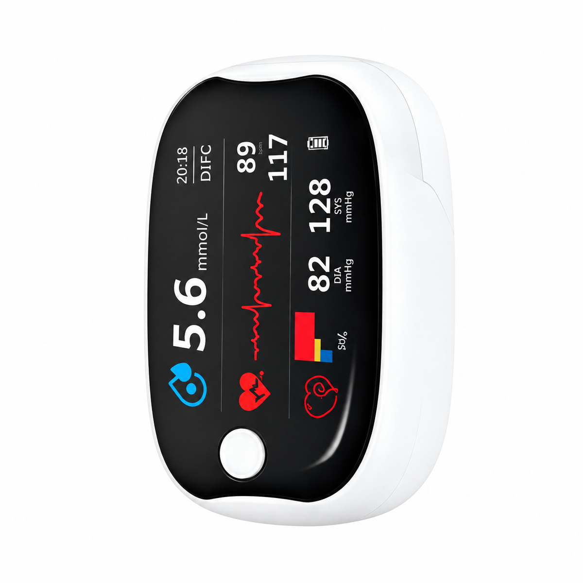 Glycénor™ Capteur Glycémique Laser Intelligent | Contrôlez votre taux en 5 secondes, sans piqûres ni douleur !