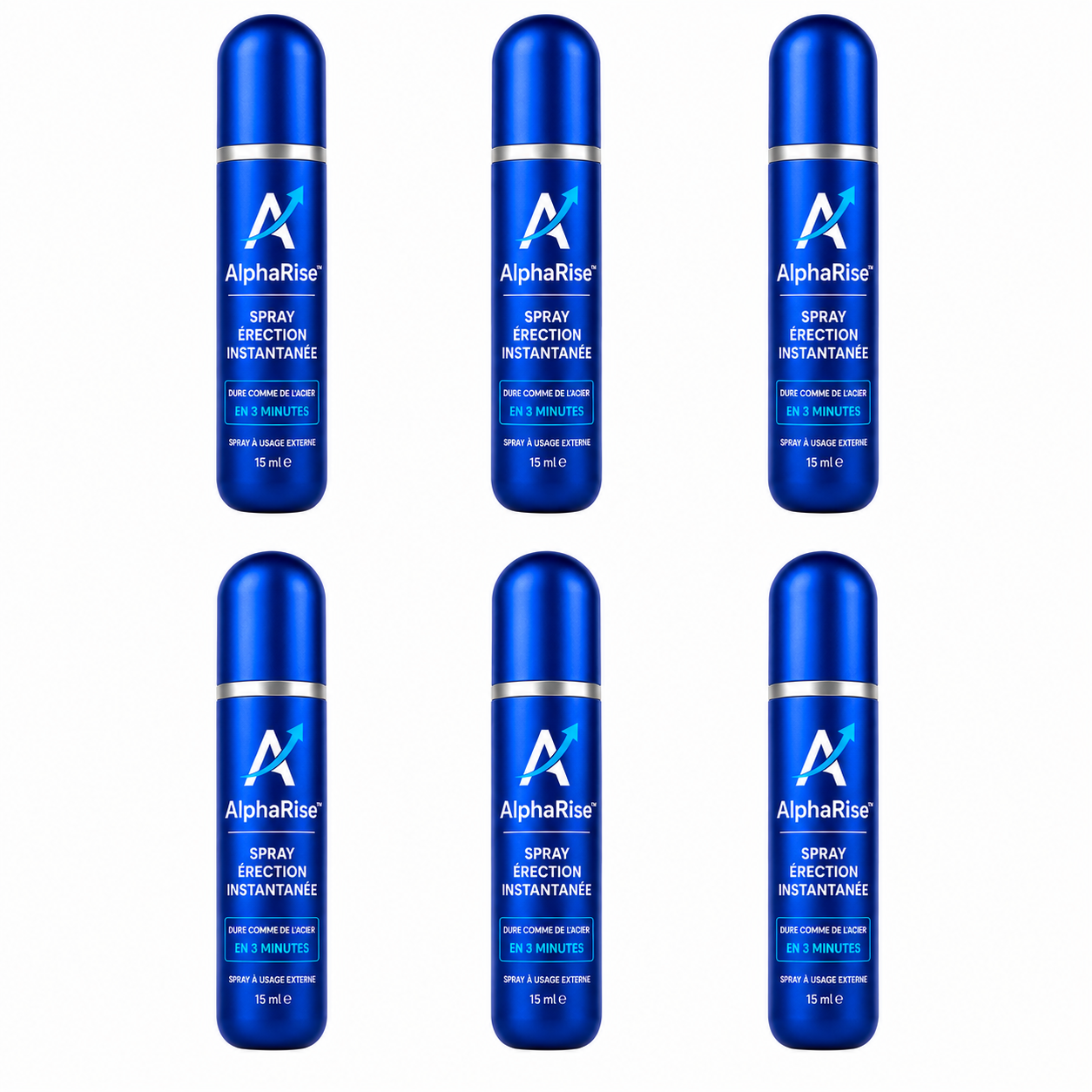 AlphaRise™ Spray Érection Instantanée | Dure comme de l’acier en 3 minutes, sans pilules ni attente !