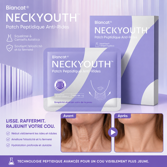 NeckYouth™ Patch Anti-Rides Cou | Lissez les rides et retendez la peau en 15 minutes !