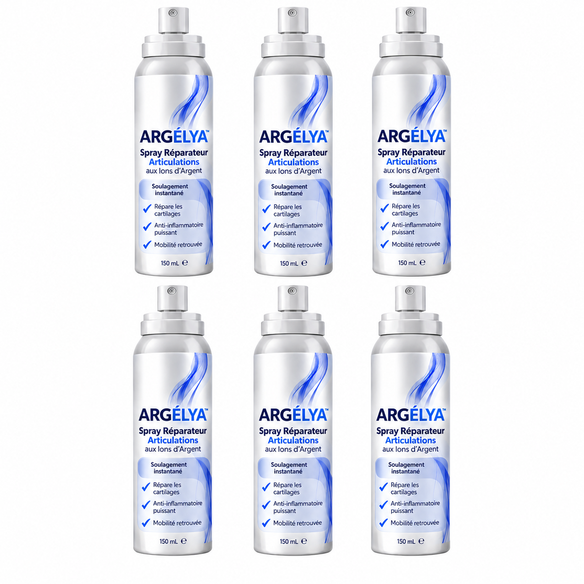 Argélya™ Spray Réparateur Articulations aux Ions d’Argent | Réparez les articulations et stoppez la douleur en 3 minutes !