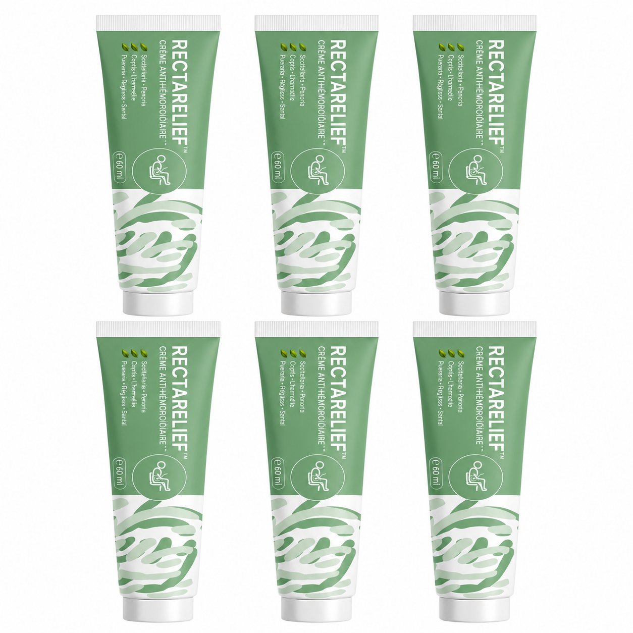 RectaRelief™ Crème Hémorroïdaire aux Plantes | Élimine 99% de la douleur et des gonflements dès la 1ère application !