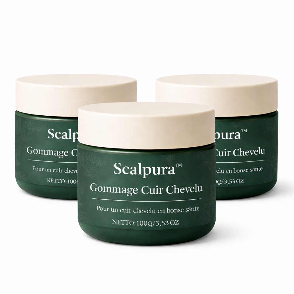 Scalpura™ Gommage Cuir Chevelu | Éliminez le psoriasis et les démangeaisons en quelques jours !