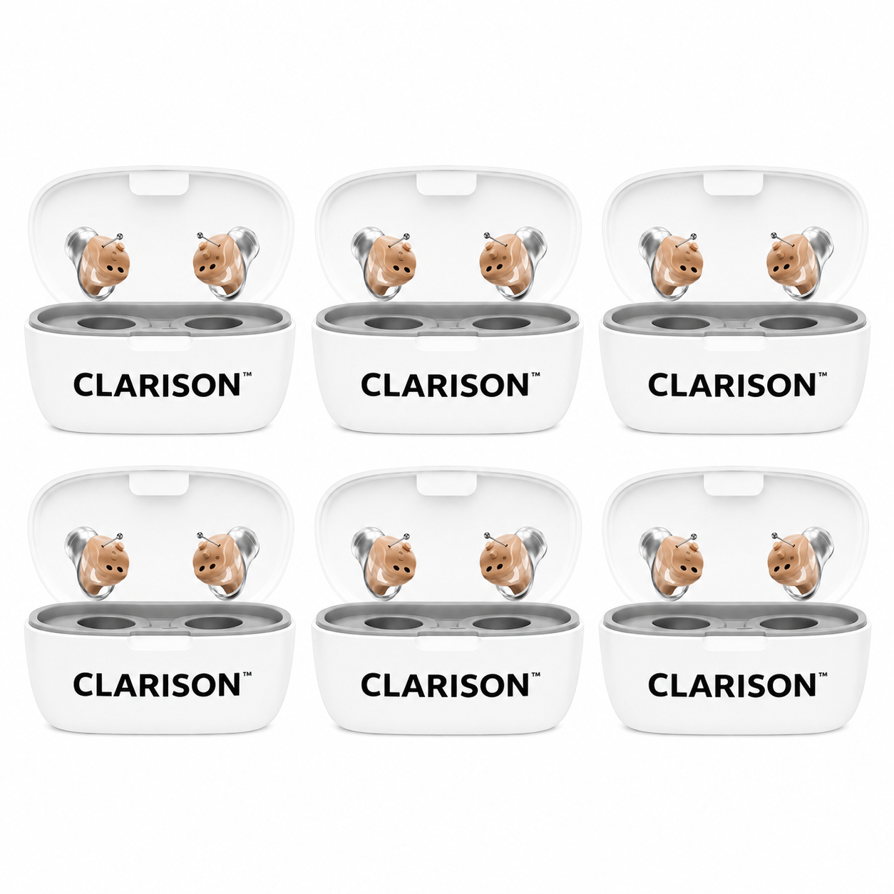 ClariSon™ Appareil Auditif Invisible à Technologie TriCore | Entendez parfaitement en 3 secondes, sans aucun sifflement !
