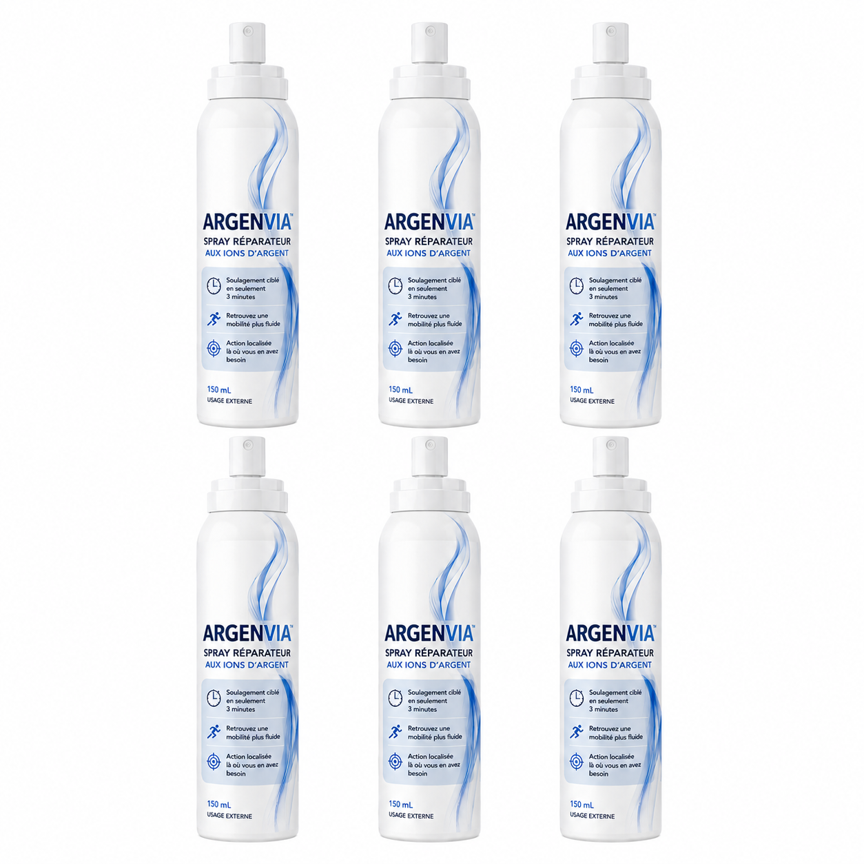 Argenvia™ Spray Réparateur Articulations aux Ions d’Argent | Réparez les articulations et stoppez la douleur en 3 minutes !
