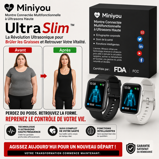 UltraSlim™ Bracelet Ultrasonique | Élimine la graisse et détoxifie en un instant!
