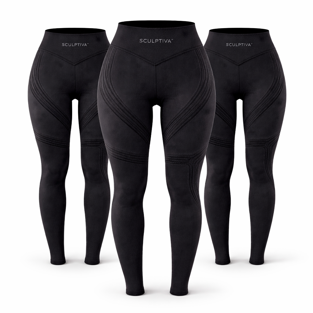 Sculptiva™ Legging 3D Gainant Sculptant | Lisse la cellulite et sculpte vos courbes instantanément !