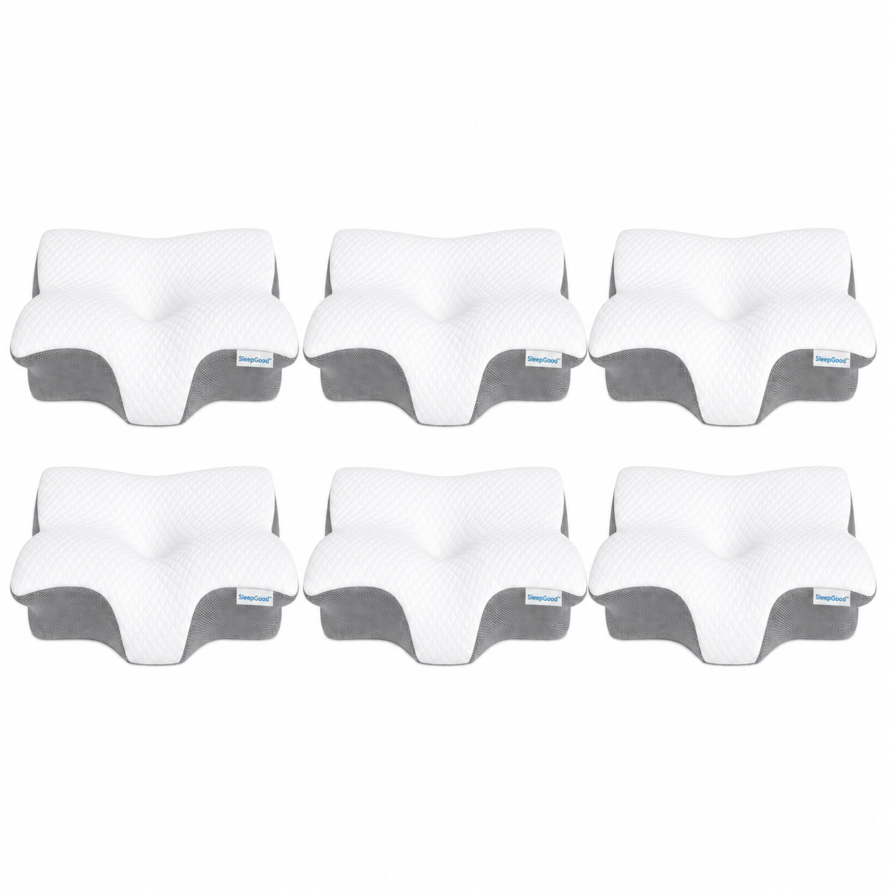 SleepGood™ Oreiller Cervical Orthopédique Révolutionnaire | Éliminez ronflements et douleurs cervicales dès la première nuit !