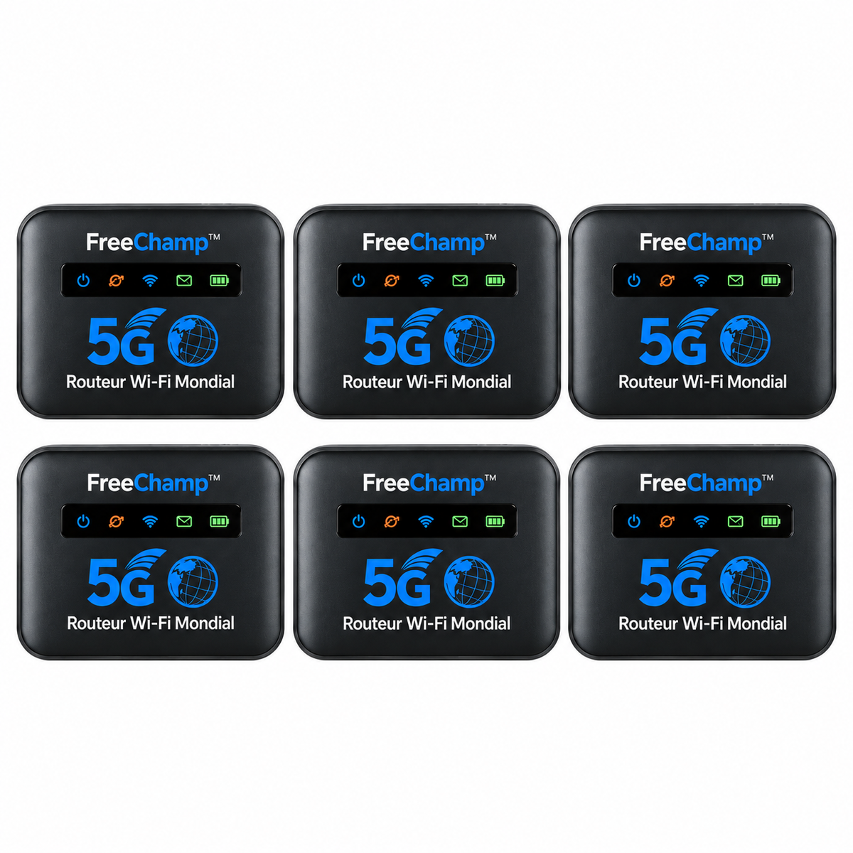 FreeChamp™ Routeur Wi-Fi Mondial | Débloquez un internet ultra-rapide dans plus de 150 pays en moins de 5 secondes !