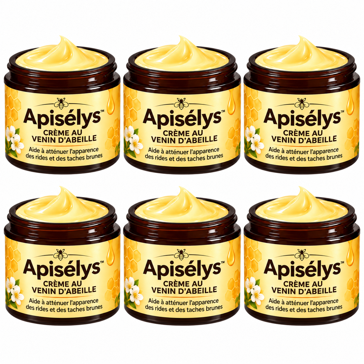 Apisélys™ Crème au Venin d’Abeille | Élimine rides et taches en 3 minutes – approuvé par les dermatologues!