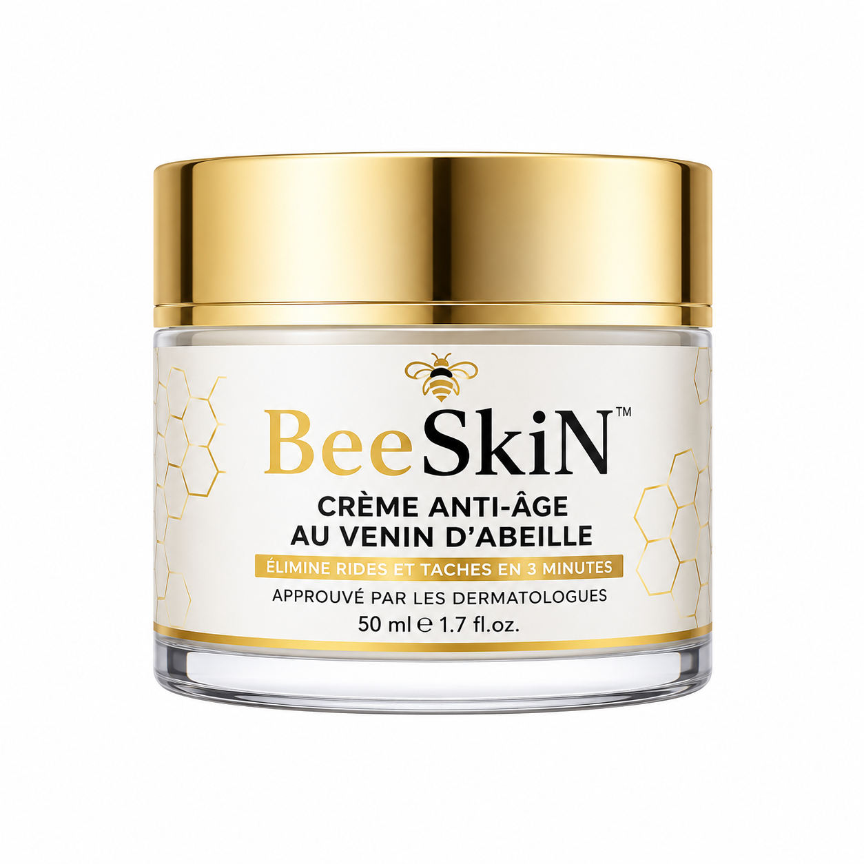 BeeSkiN™ Crème Anti-Âge au Venin d’Abeille | Élimine rides et taches en 3 minutes – approuvé par les dermatologues!