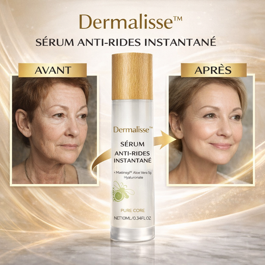Dermalisse™ Sérum Anti-Rides Instantané | Réduisez visiblement les rides en seulement 7 minutes !