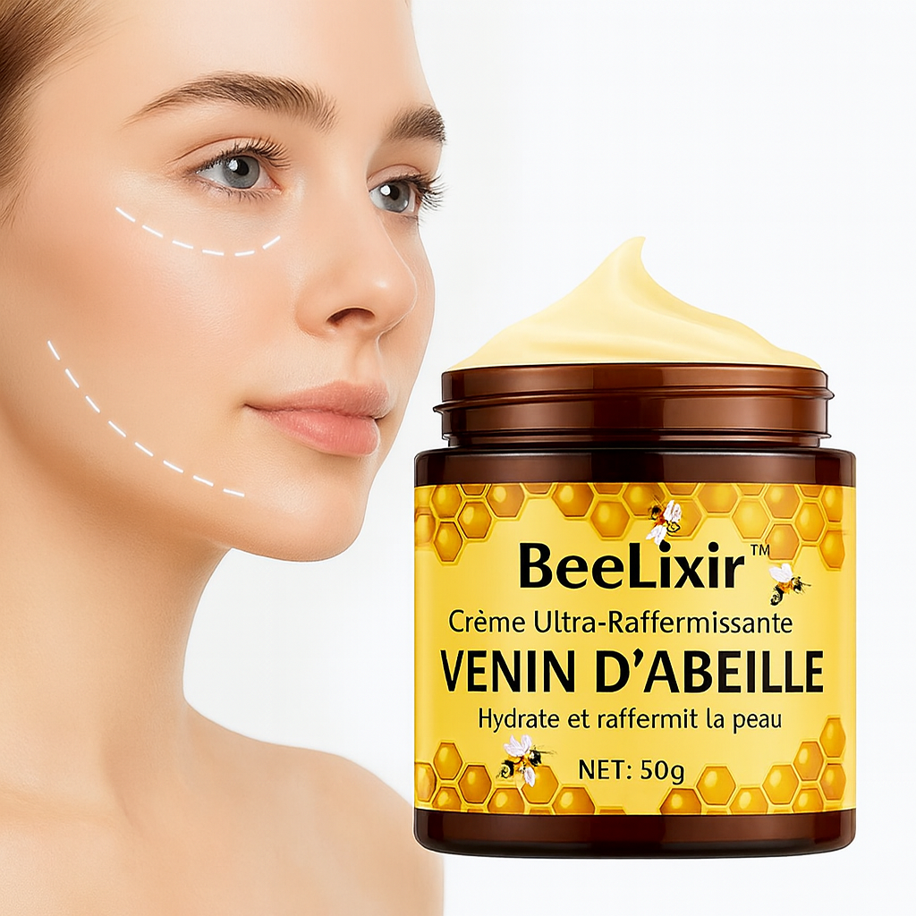 BeeLixir™ Crème Ultra-Raffermissante au Venin d'Abeille | Efface les rides en 5 minutes!