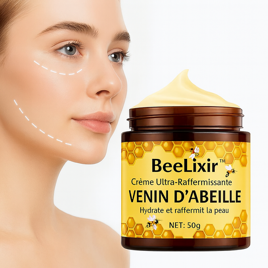 BeeLixir™ Crème Ultra-Raffermissante au Venin d'Abeille | Efface les rides en 5 minutes!
