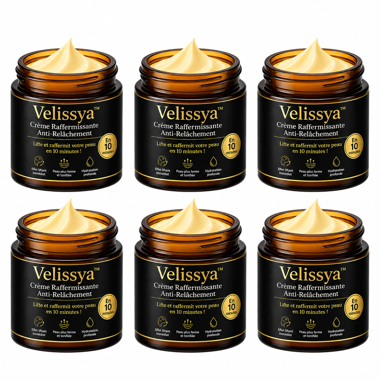 Velissya™ Crème Raffermissante Anti-Relâchement | Lifte et raffermit votre peau en 10 minutes !