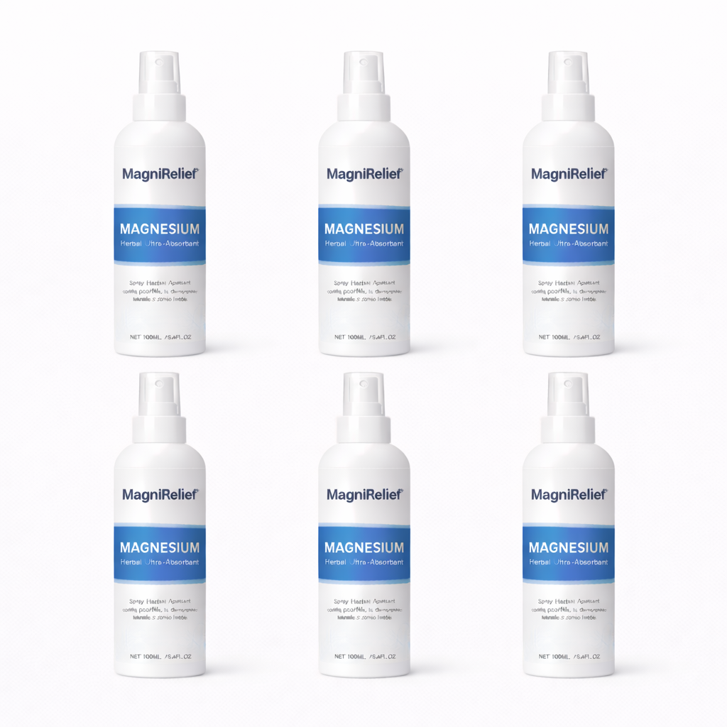 MagniRelief™ Spray Magnésium Herbal Ultra-Absorbant | Détendez vos muscles en 3 minutes !