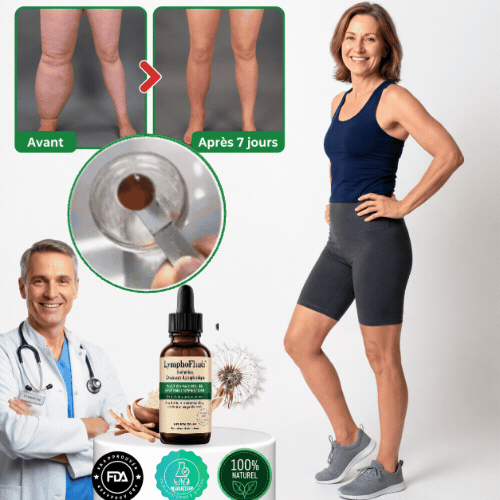 LymphoFlush™ Solution Drainage Lymphatique | Éliminez jusqu’à 93% des gonflements et retrouvez un corps léger en 7 jours !