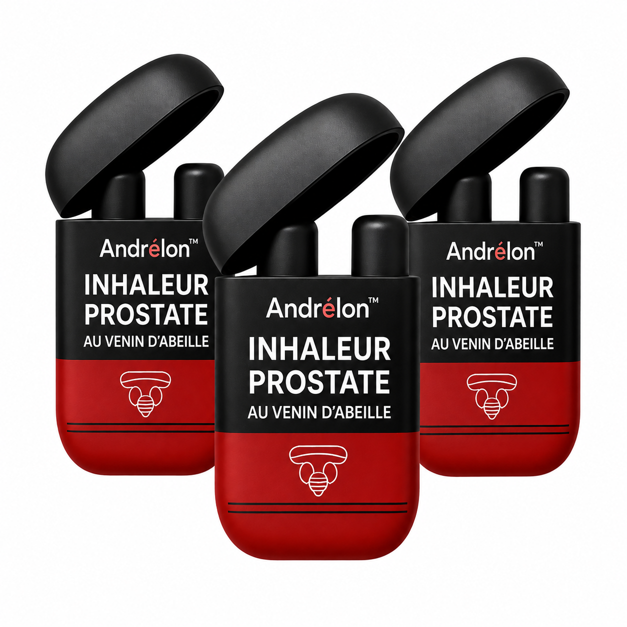 Andrélon™ Inhaleur Prostate au Venin d’Abeille | Déclenchez une érection massive en 3 minutes chrono !