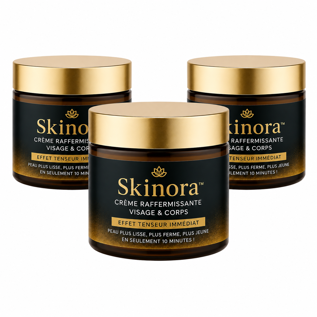 Skinora™ Crème Raffermissante Visage & Corps | Retend votre peau et lisse vos rides en seulement 10 minutes !