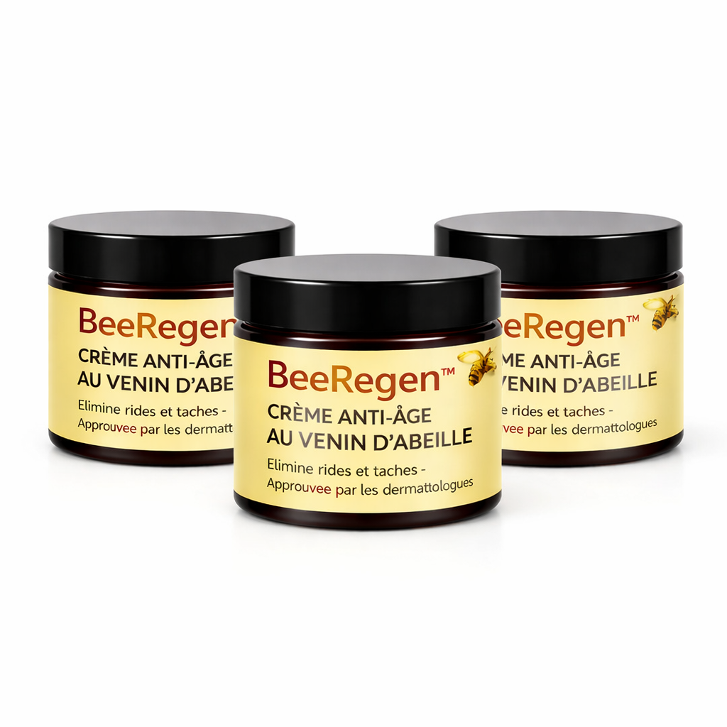 BeeRegen™ Crème Anti-Âge au Venin d’Abeille | Élimine rides et taches en 3 minutes – approuvé par les dermatologues!