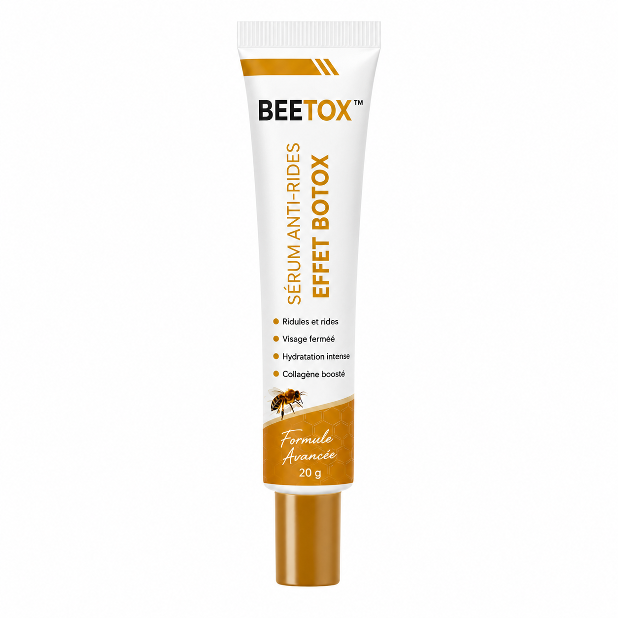 BeeTox™ Sérum Anti-Rides au Venin d’Abeille | Lissez rides, poches et pattes d’oie en 2 minutes par jour, sans injections !