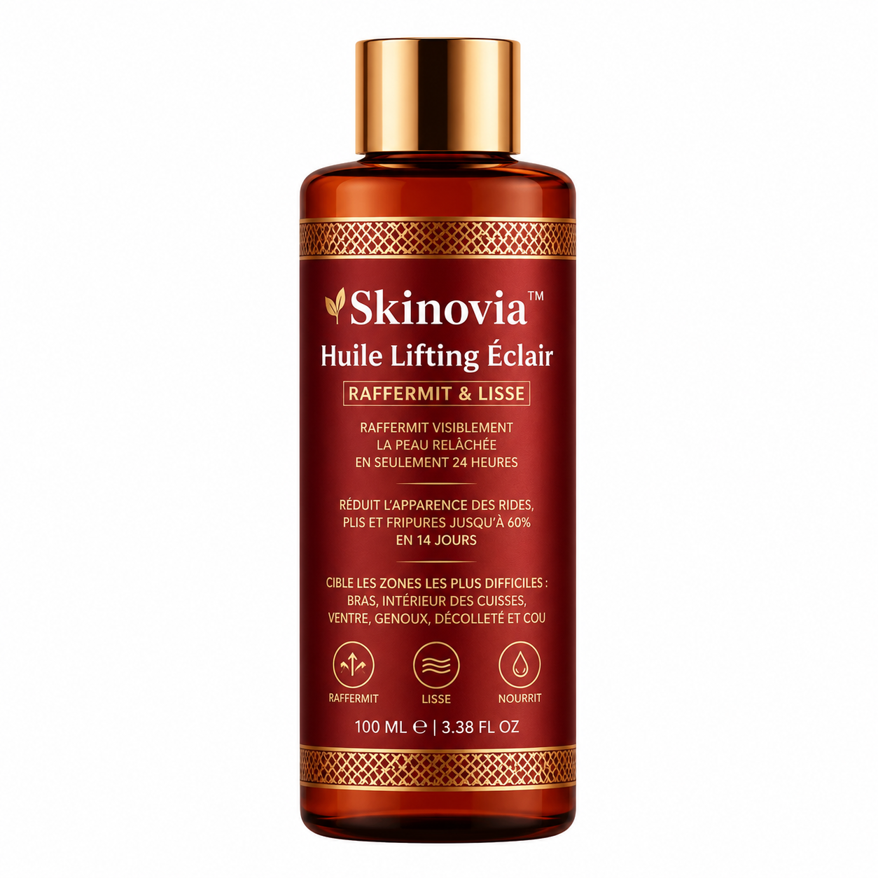 Skinovia™ Huile Lifting Éclair | Raffermit une peau flasque en 24h chrono!