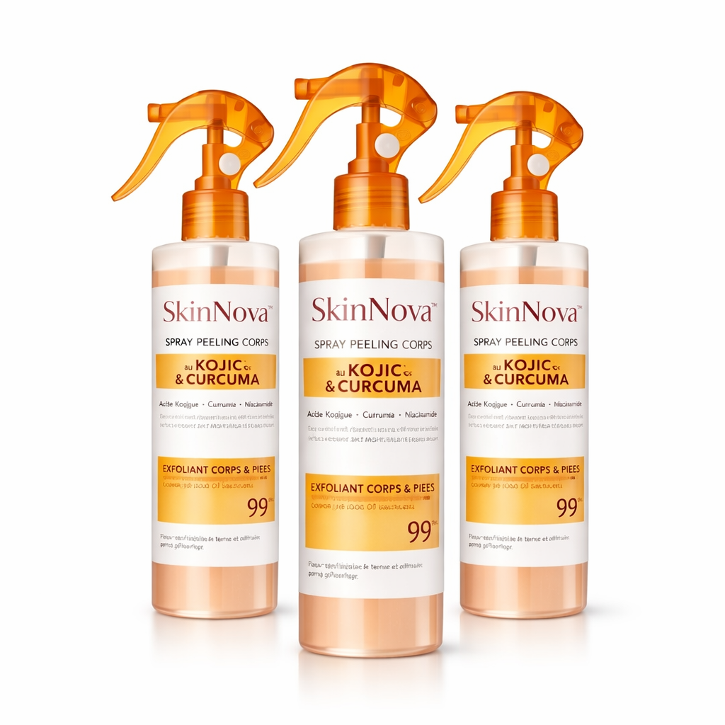 SkinNova™ Spray Peeling Corps au Kojic & Curcuma
