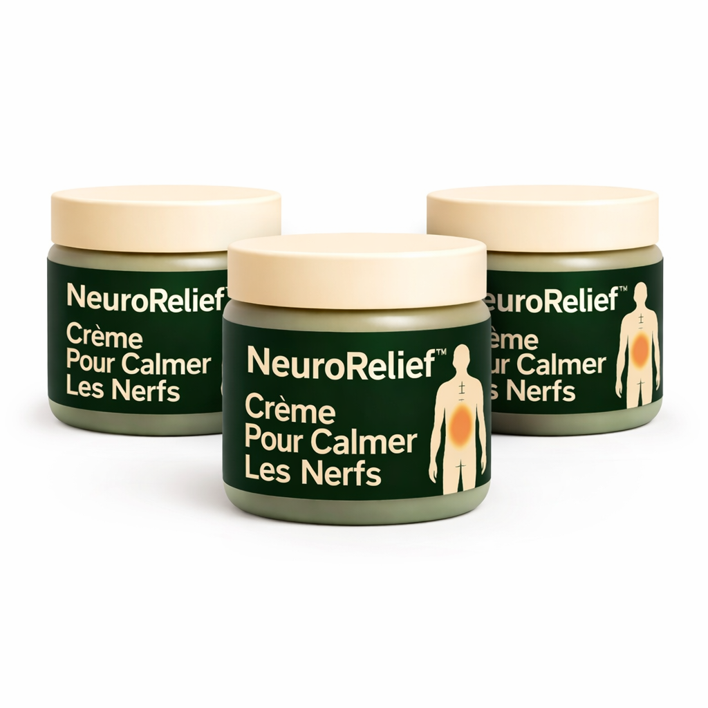 NeuroRelief™ Crème Sciatique Avancée | Stoppez la douleur du nerf sciatique en 48h et bougez sans souffrance !
