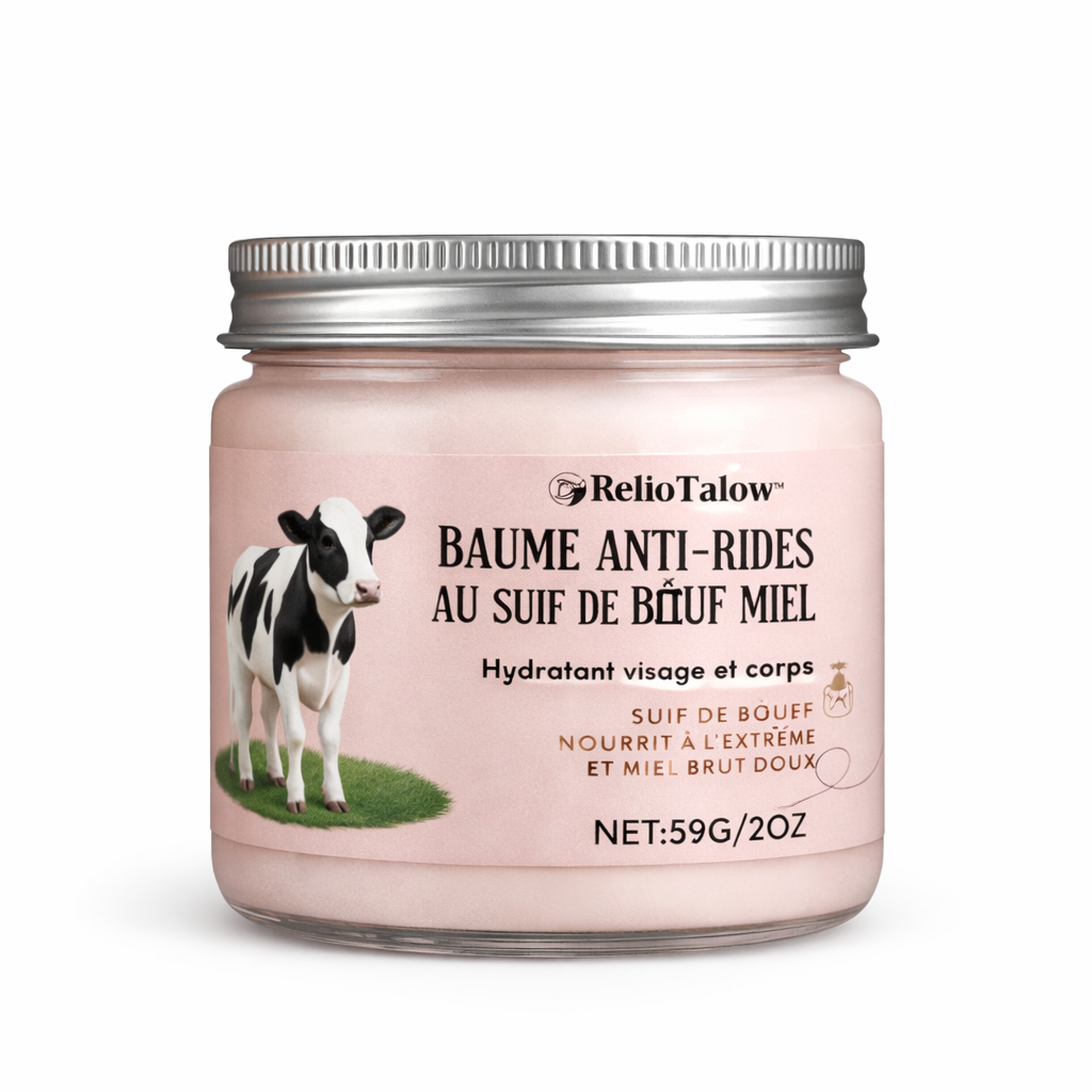 RejuvTallow™ Baume Anti-Rides au Suif de Bœuf & Miel | Efface visiblement les rides en 4 jours !