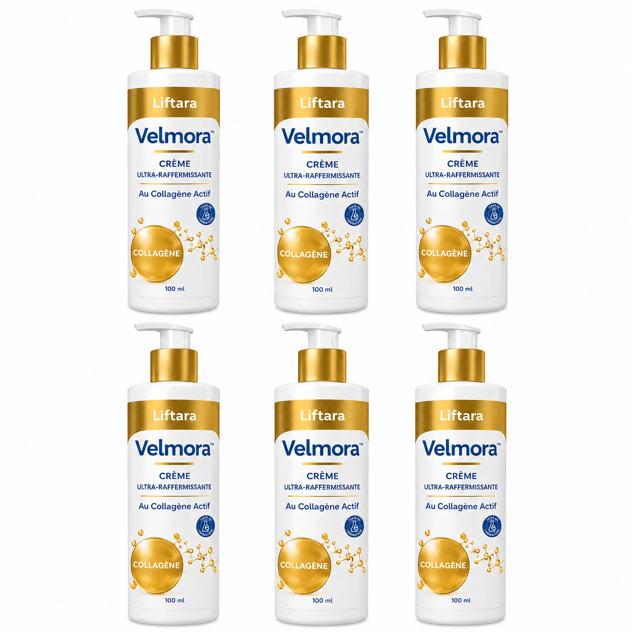 Velmora™ Crème Ultra-Raffermissante au Collagène Actif | Raffermissez et liftez votre peau en 24 heures !