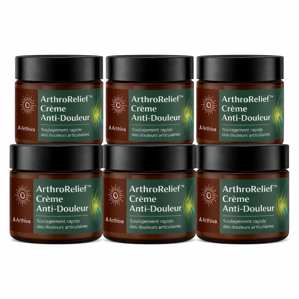 ArthroRelief™ Crème Anti-Douleur | Éliminez 97 % des douleurs articulaires en 3 minutes !