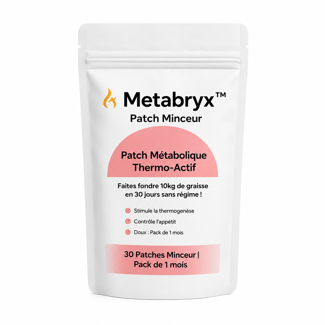 Metabryx™ Patch Métabolique Thermo‑Actif | Faites fondre 10kg de graisse en 30 jours sans régime !