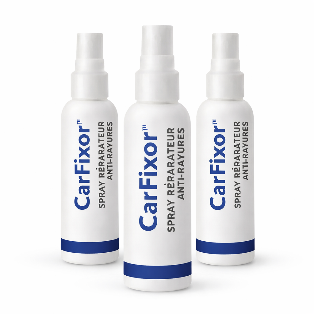 CarFixor™ Spray Réparateur Anti-Rayures | Efface les éraflures en 10 secondes, sans repeindre !
