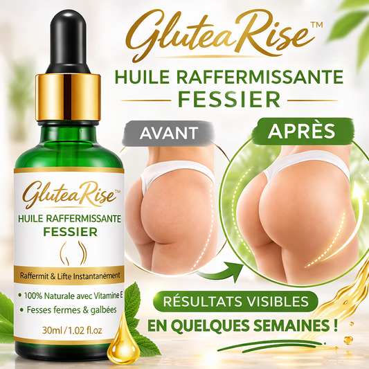 GluteaRise™ Huile Raffermissante Fessier | Remontez et galbez vos fesses en seulement 7 jours !