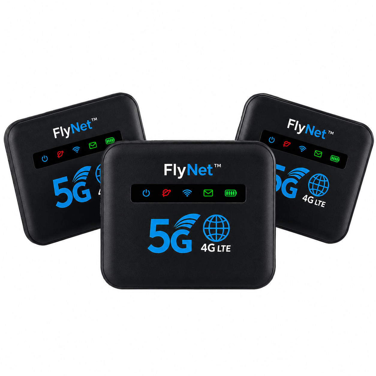 FlyNet™ Routeur WiFi Mondial | Internet 4G/5G dans 196 pays en 5 secondes chrono, sans surcoût!