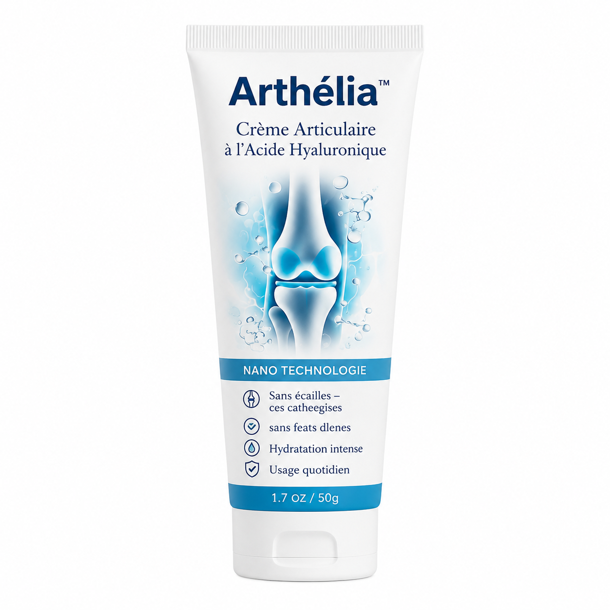Arthélia™ Crème Articulaire à l’Acide Hyaluronique | Soulagez vos douleurs en 60 secondes !