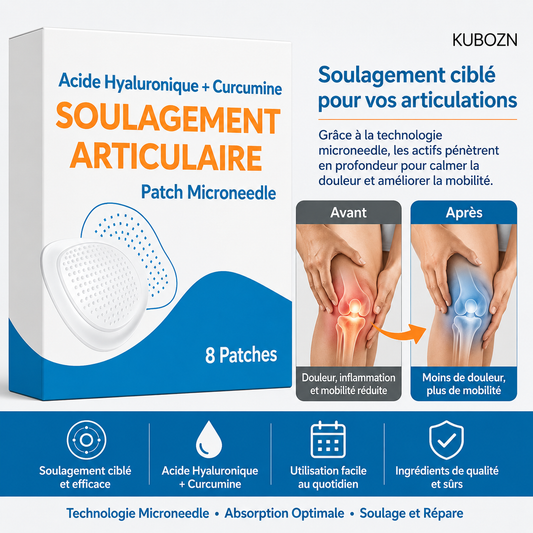 FlexPatch™ Patch Microneedle Articulaire | Soulage les douleurs et régénère vos articulations en 10 minutes!