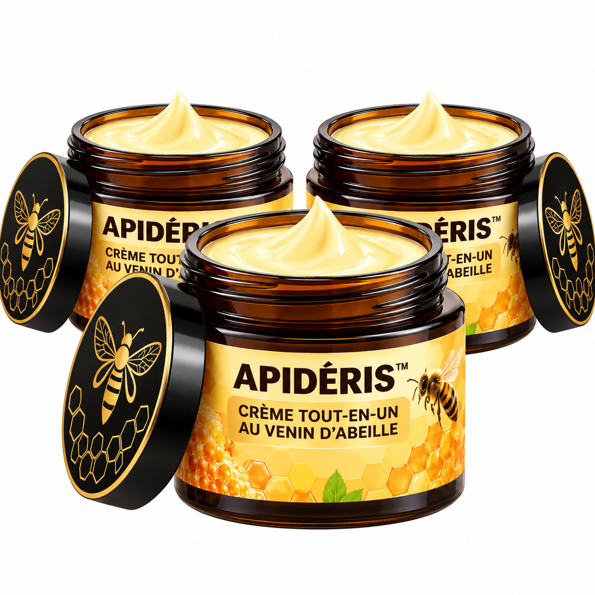 Apidéris™ Venin d’Abeille Tout-en-Un | Répare ta peau en moins de 7 jours!