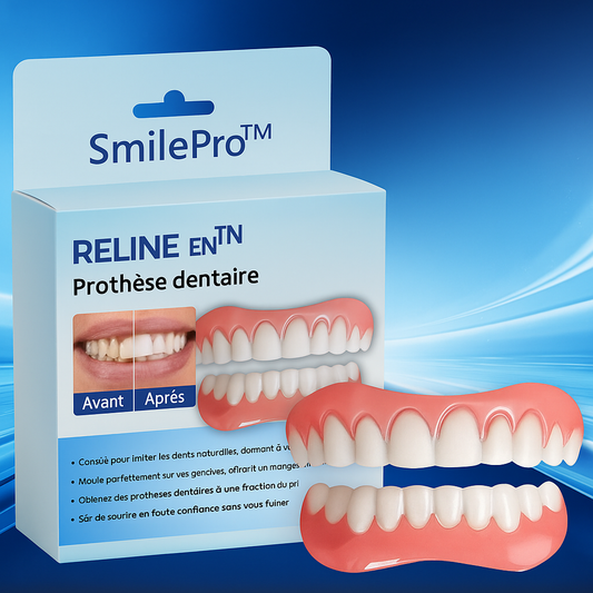 SmilePro™ Prothèse dentaire | Retrouvez un sourire éclatant en 1 minute!