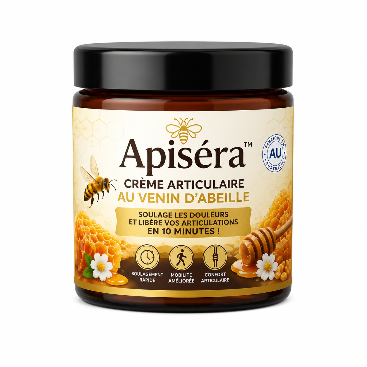 Apiséra™ Crème Articulaire au Venin d’Abeille | Soulage les douleurs et libè