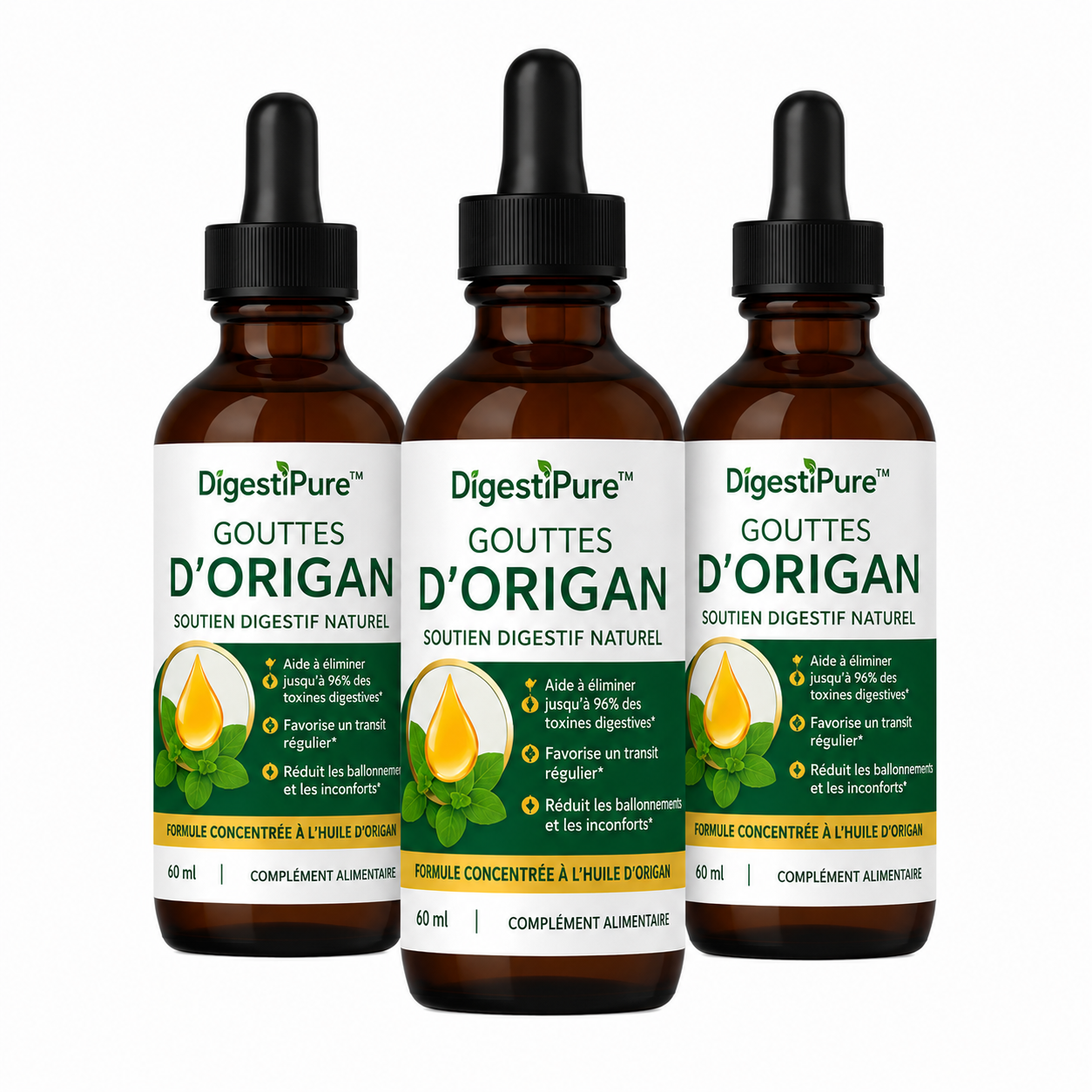 DigestiPure™ Gouttes d’Origan | Éliminez 96% des toxines en 2 jours pour un corps plus léger et vif !