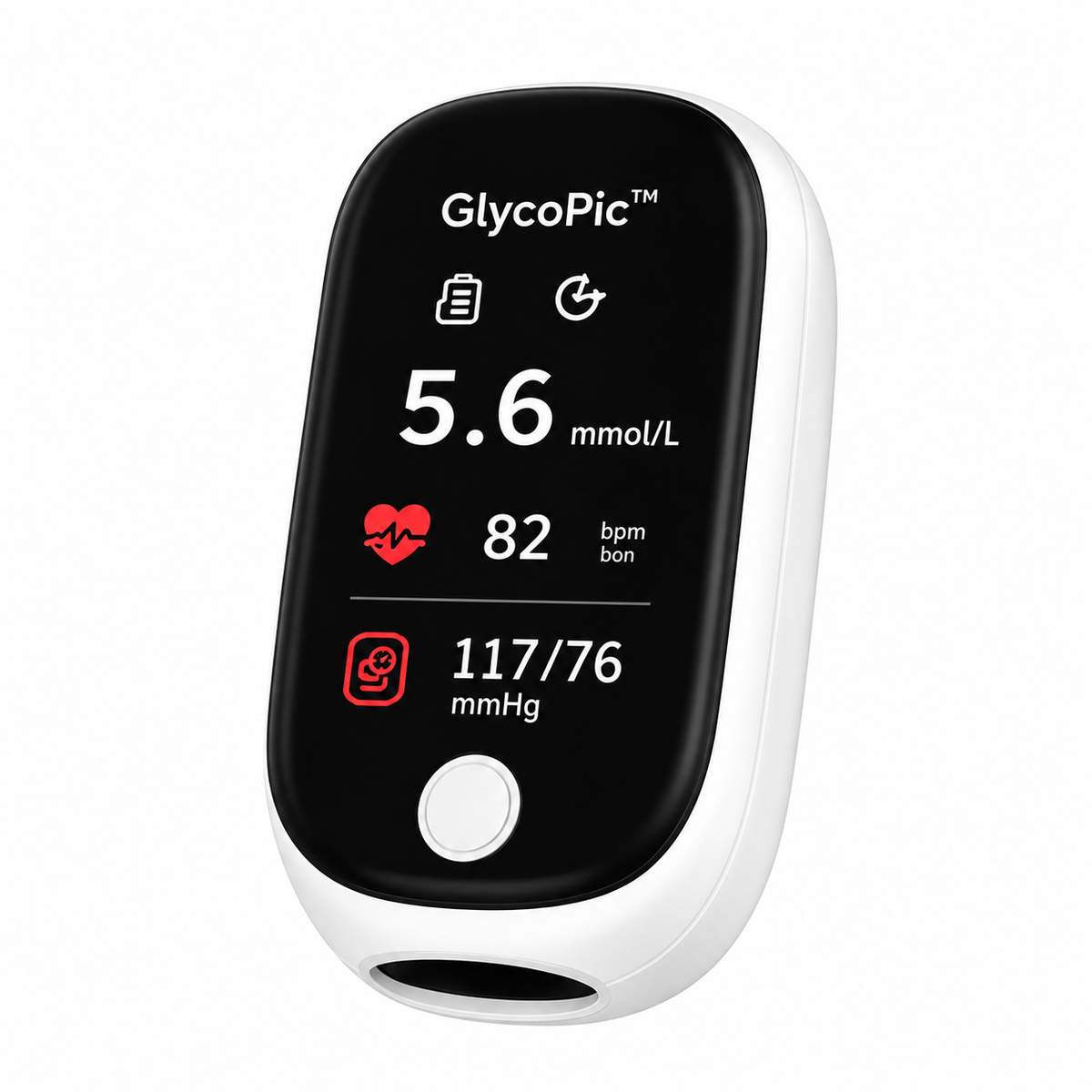 GlycoPic™ Capteur Glycémie Sans Piqûre | Vérifiez votre sucre en 5 secondes, sans sang ni douleur !