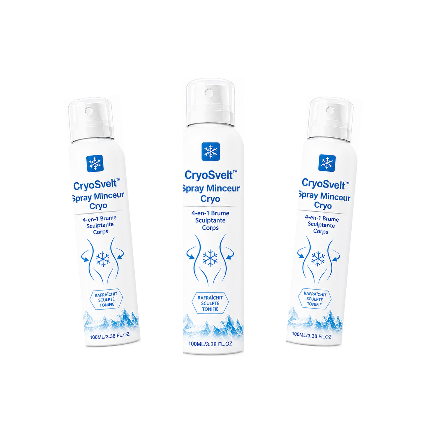 CryoSvelt™ Spray Minceur Cryo | Raffermissez ventre, taille et cuisses dès les premières pulvérisations !