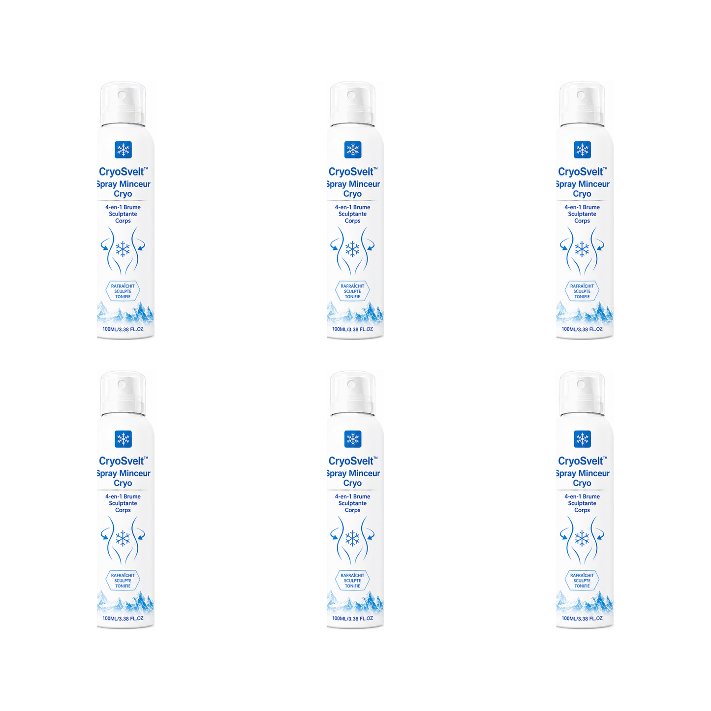 CryoSvelt™ Spray Minceur Cryo | Raffermissez ventre, taille et cuisses dès les premières pulvérisations !