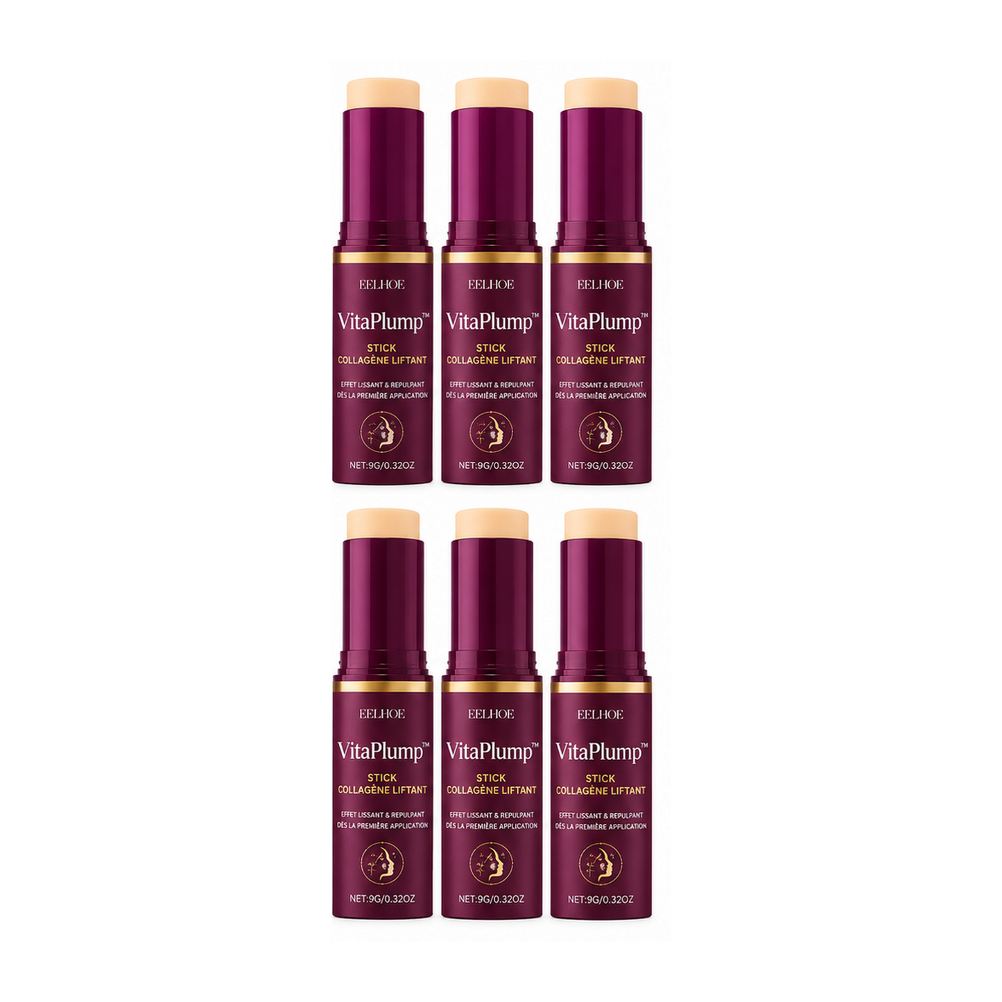 VitaPlump™ Stick Collagène Liftant | Retrouvez un visage plus lisse, ferme et rebondi dès la première application !
