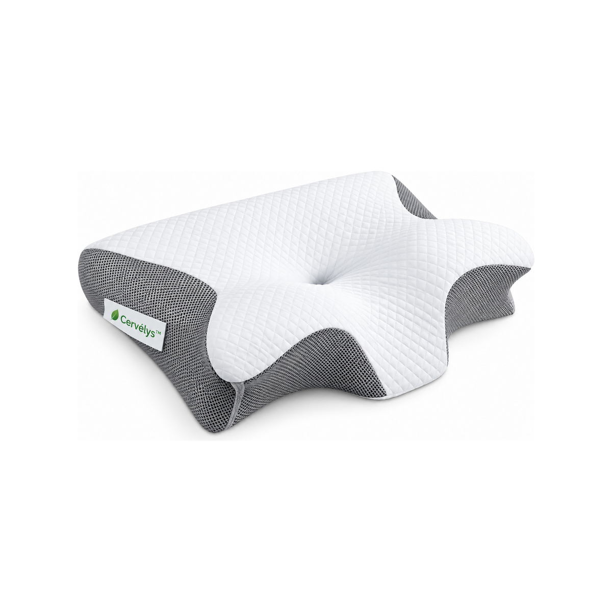 Cervélys™ Oreiller Cervical à Mémoire de Forme | Retrouvez des nuits sans douleurs en 3 minutes !