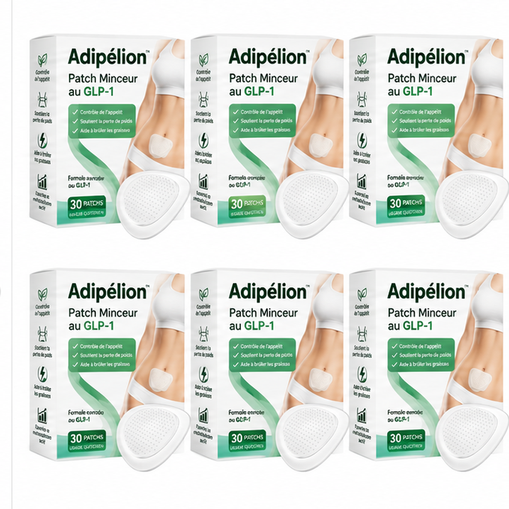 Adipélion™ Patch Minceur au GLP-1 | Perdez jusqu’à 4,3 kilos de graisse en 5 jours !